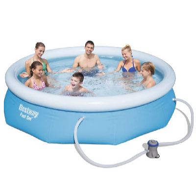 Bestway Piscină gonflabilă FAST SET 3,05 x 0,76 m cu pompă de recirculare