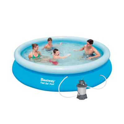 Bestway Piscină FAST SET 3,66 x 0,76 m piscină cu Filtru de nisip STANDARD EVO