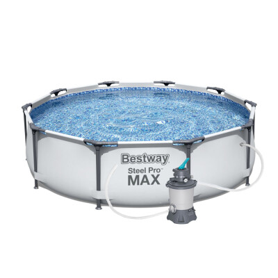 Bestway Piscină Steel Pro Max 3,05 x 0,76 m + Filtru de nisip STANDARD EVO