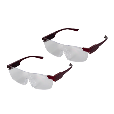 HomeLife Ochelari cu lupă ZOOM Double LED - 2 bucăți
