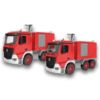 Kids World Set de construcție LOGIS AUTO pompieri - 2buc