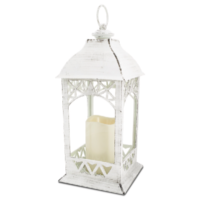 HomeLife Felinar decorativ LED, alb ZK6119