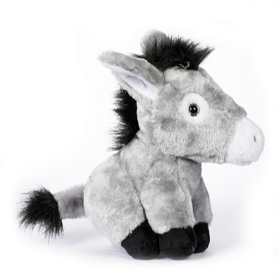 Kids World Măgăruș de pluș șezând 28 cm - 2buc