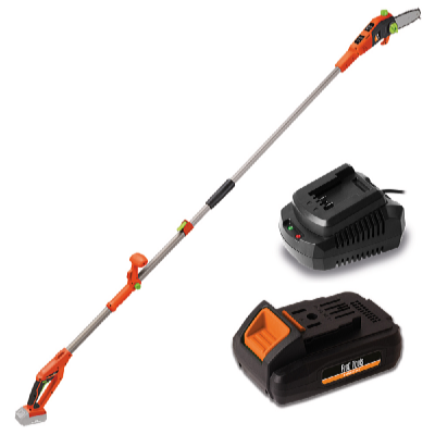 Profi Tools Ferăstrău cu lanț telescopic cu acumulator M0L-KT01-18 + Acumulator 20V 2Ah + Încărcător rapid pentru acumulator