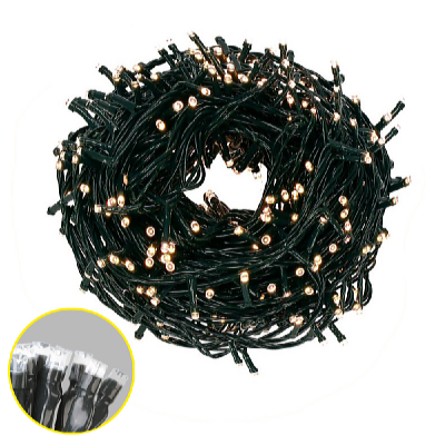 Platinium Instalație de lumină LED 500 diode, 55 m, alb cald