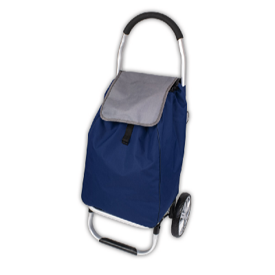 HomeLife Geantă de cumpărături pe roți 53 litri CARRY - albastră