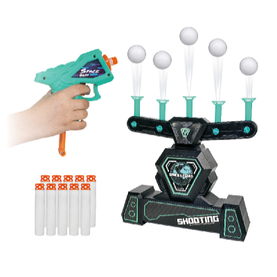Kids World Set Space Gun cu ținte plutitoare și poligon