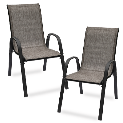 Garden King Scaun de grădină FREDDO 68 x 90 x 54 cm - 2 buc