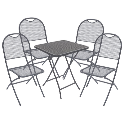 Garden King Set de grădină - măsuță pliabilă + 4 scaune FILO