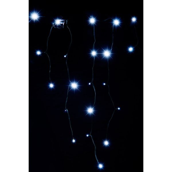 Platinium Instalație de lumină LED de Crăciun 200 diode, țurțuri albi
