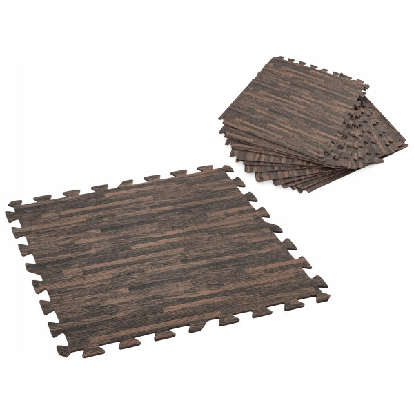 Bestway Covorașe spumă izolantă pentru piscină Wood 0,5 x 0,5 m 12 buc
