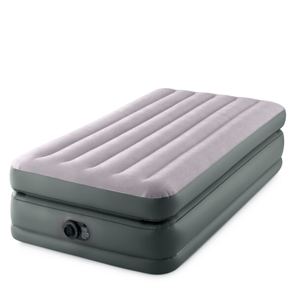Intex Saltea gonflabilă Prime Comfort Twin cu compresor încorporat