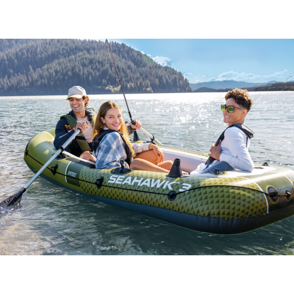 Intex Barcă gonflabilă Seahawk 3 Set - 295 x 137 cm