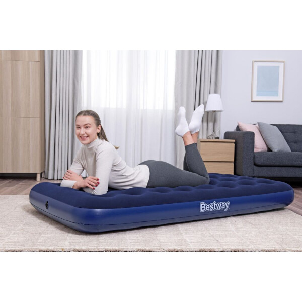 Bestway Saltea gonflabilă Classic Twin pat gonflabil - albastru
