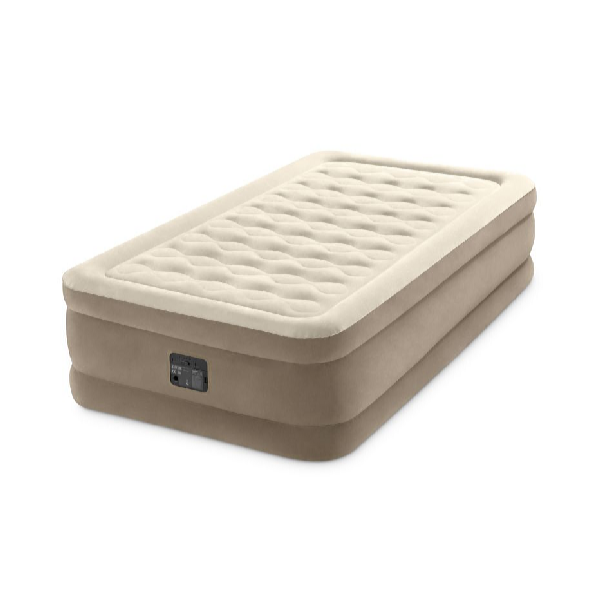 Intex Saltea gonflabilă Ultra Plush Twin cu compresor încorporat