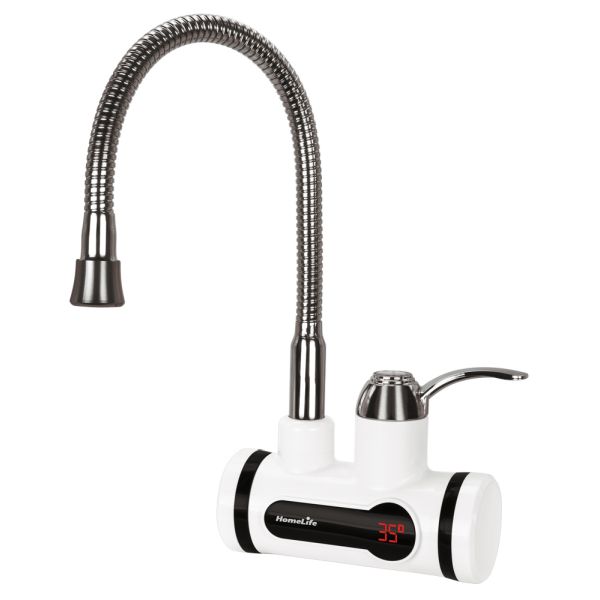 HomeLife Robinet electric cu încălzitor de apă WALL DIGITERM Flexi SDR-10C-3