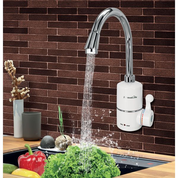 HomeLife Robinet electric cu încălzire apă WALL Thermo Quick SDR-11C-3