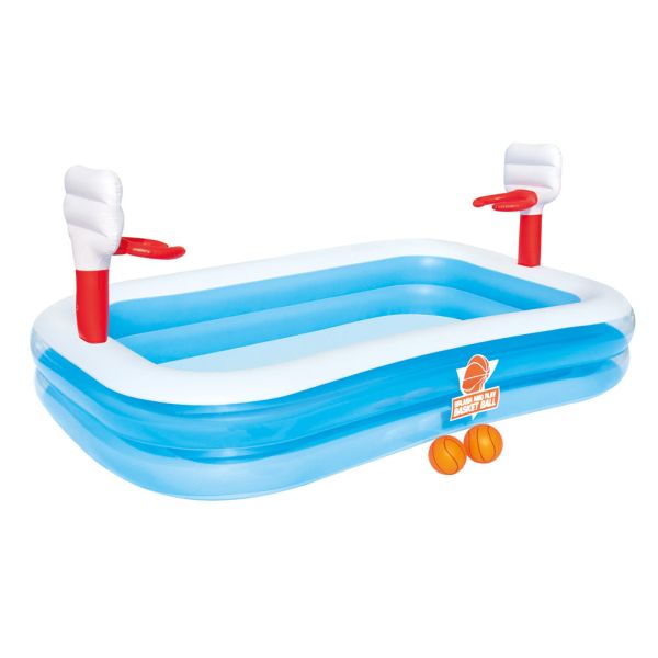 Bestway Piscină pentru copii Basketball 254 x 168 x 102cm