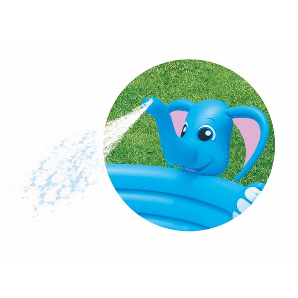 Bestway Piscină pentru copii Elefănțel cu duș 152 x 74 cm