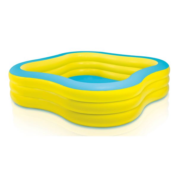 Intex 57495 Piscină gonflabilă Beach Wave 229x229x66 cm pentru copii
