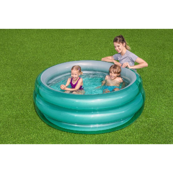 Bestway Piscină metalică pentru copii 150 x 53 cm