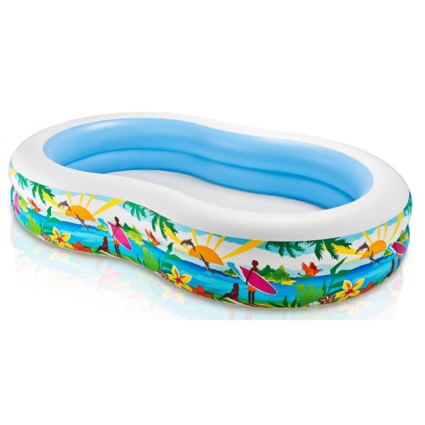 Intex Piscină pentru copii Laguna Paradisului 2,62 x 1,6 x 0,46 m