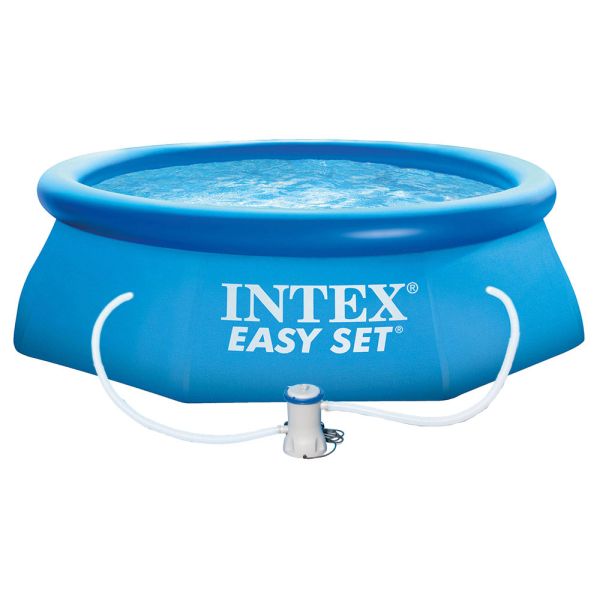 Intex Piscină gonflabilă EASY SET 3,05 x 0,76 m cu pompă de recirculare