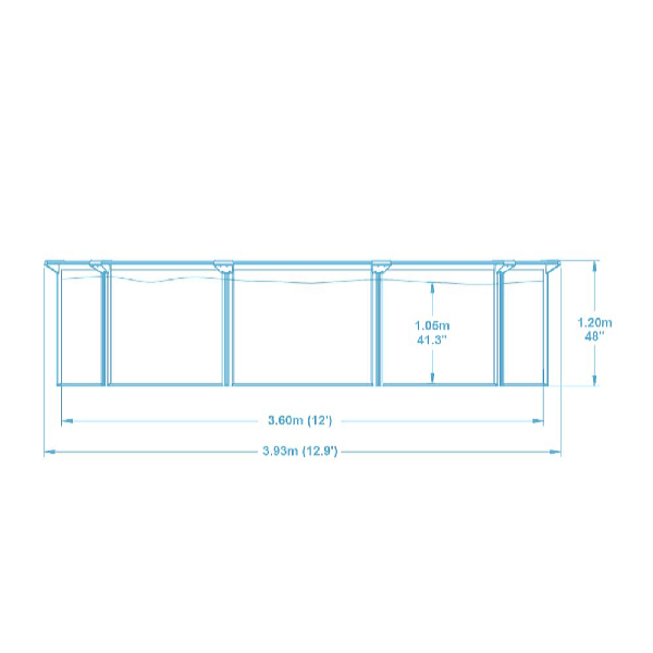 Bestway Piscină Hydrium 3,6 x 1,2 m cu accesorii