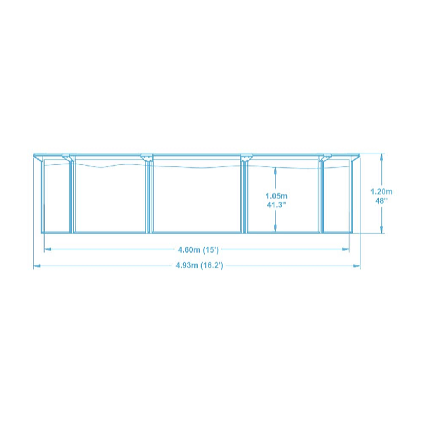 Bestway Piscină Hydrium 4,6 x 1,2 m cu accesorii