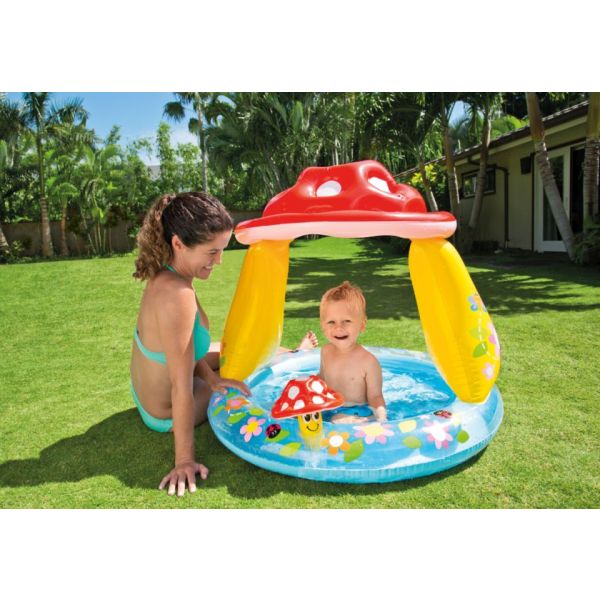 Intex Piscină pentru copii ciupercă 102 x 89 cm