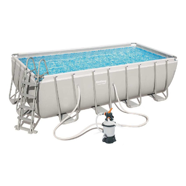 Bestway Piscină Power Steel 4,88 x 2,44 x 1,22 m cu accesorii
