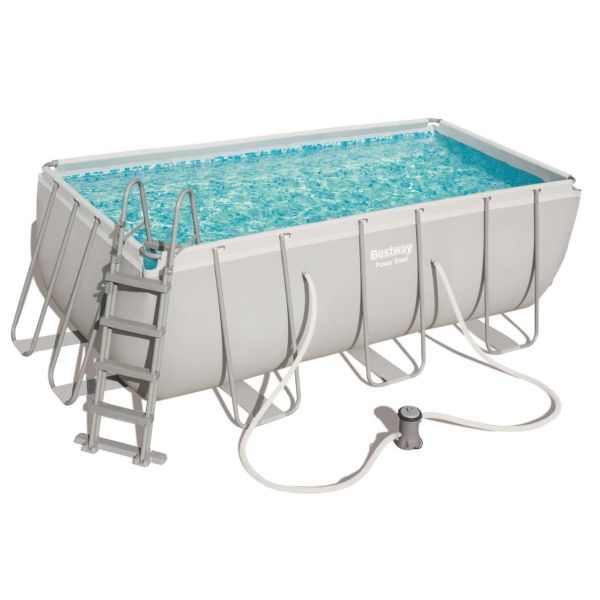 Bestway Piscină Power Steel 4,12 x 2,01 x 1,22 m A cu accesorii