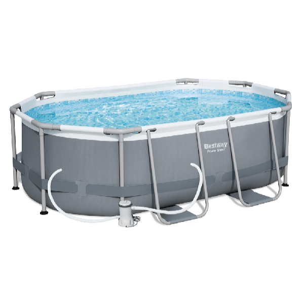 Bestway Piscină Power Steel 3,05 x 2 x 0,84 m cu pompă de recirculare