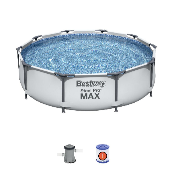 Bestway Piscină Steel Pro Max 3,05 x 0,76 m cu pompă de recirculare