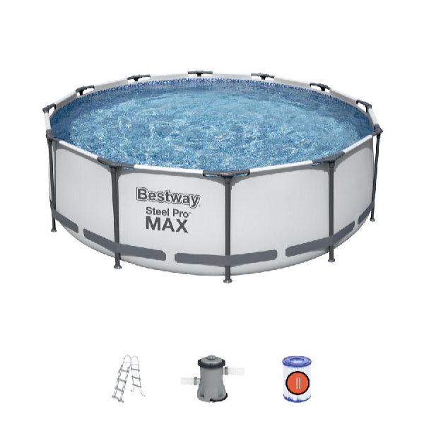 Bestway Piscină Steel Pro Max 3,66 x 1 m cu accesorii