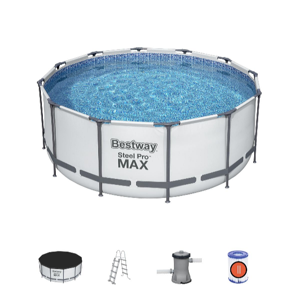 Bestway Piscină Steel Pro Max 3,66 x 1,22 m cu accesorii