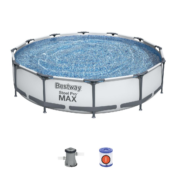 Bestway Piscină Steel Pro Max 3,66 x 0,76 m cu pompă de recirculare