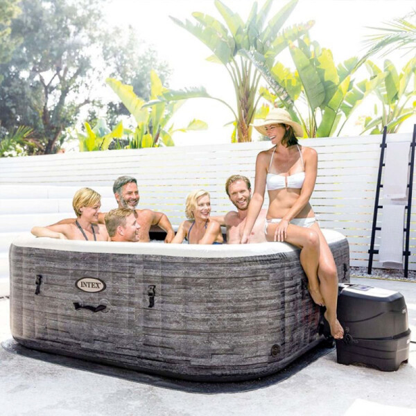 Intex Piscină jacuzzi PureSpa GreyStone Deluxe XL