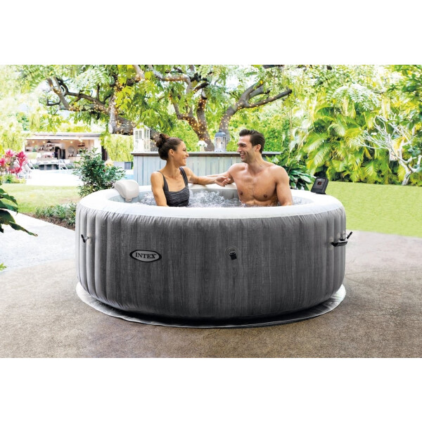 Intex Piscină jacuzzi PureSpa Bubble Greywood Deluxe