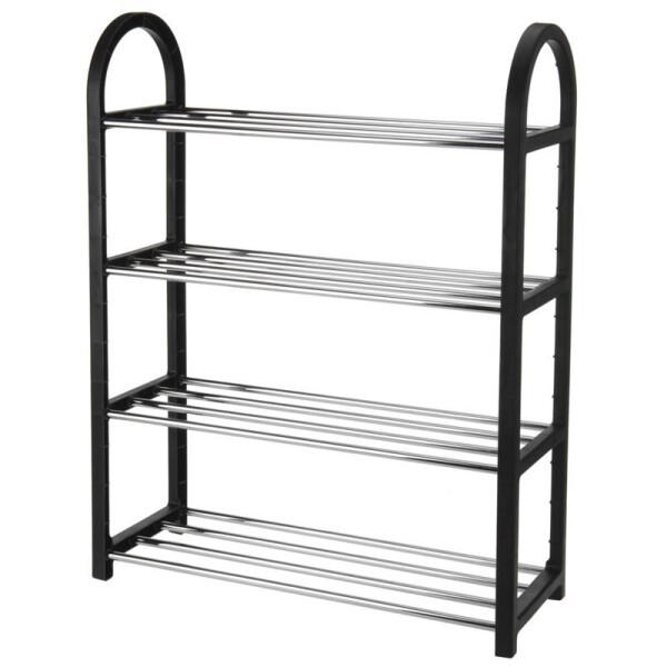 HomeLife Suport pentru pantofi cu 4 rafturi, 46 × 63 × 19 cm