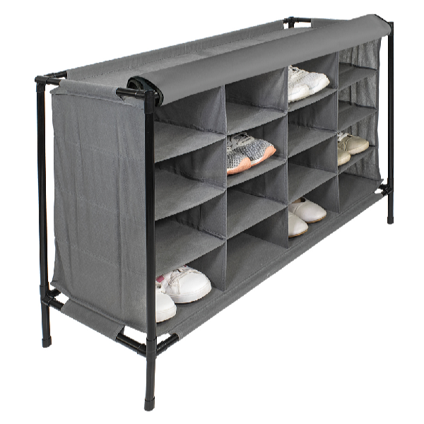 HomeLife Raft textile pentru pantofi 82 x 63 x 35 cm