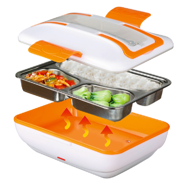 De Gusto Cutie de încălzire alimente WARMY 12V/230V portocalie