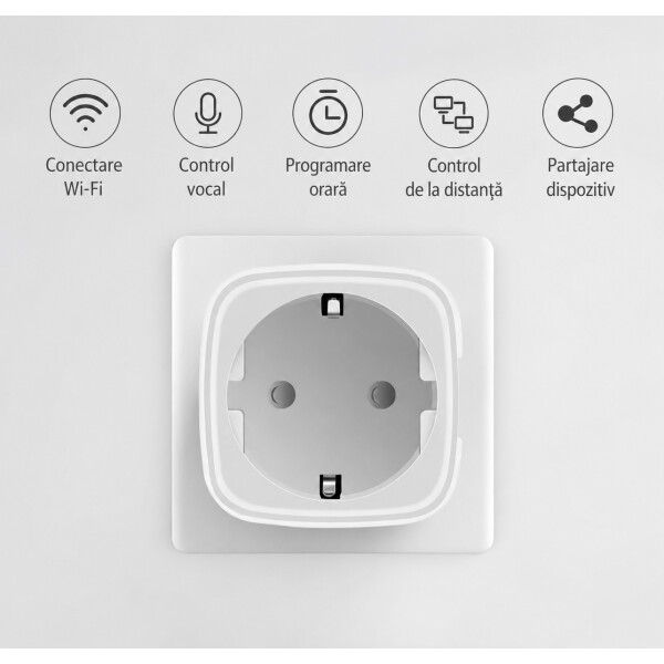 Platinium Priză inteligentă WiFi Smart Control EU16
