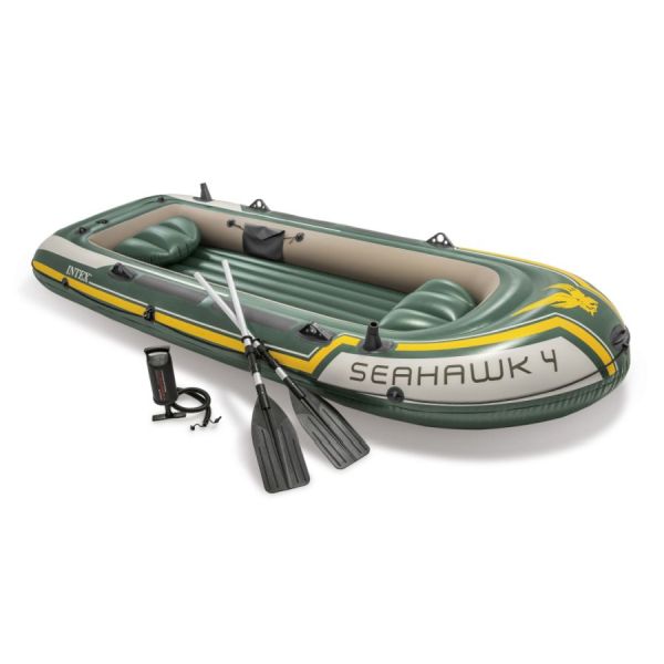 Intex Barcă gonflabilă Seahawk 4 set - 351 x 145 cm