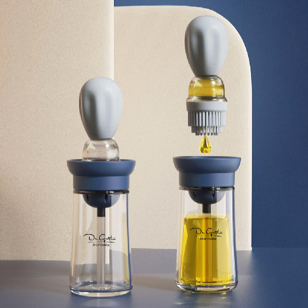 De Gusto Dozator siliconic pentru ulei 2in1