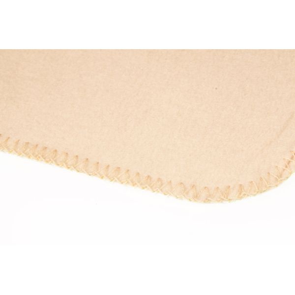 HomeLife Pătură fleece 130x160 cm bej