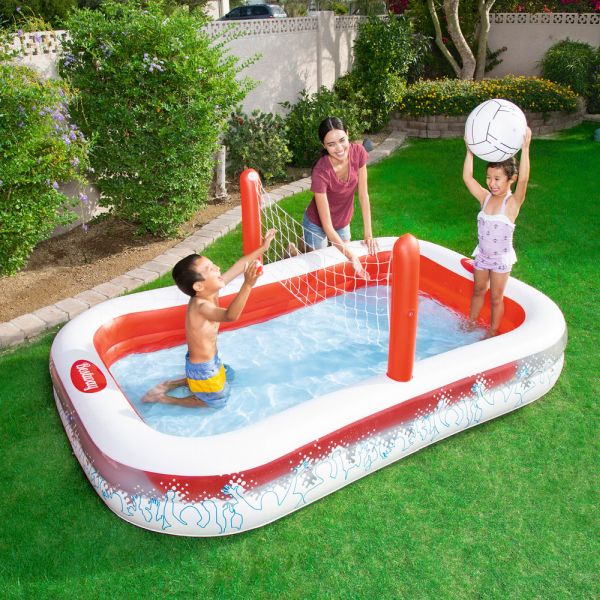 Bestway Piscină pentru copii dreptunghiulară Volei 253 x 168 x 97 cm