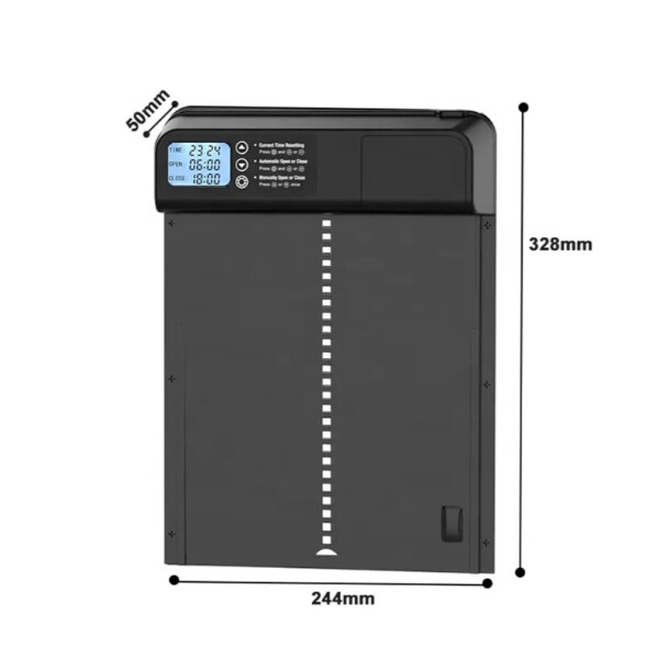 Garden King Ușă automată programabilă pentru cotețul de găini PFS-155