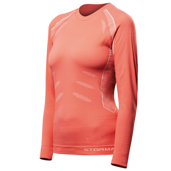Stormax Tricou funcțional pentru femei, cu mâneci lungi M culoare somon