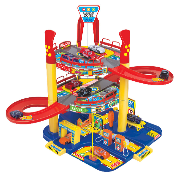 Kids World Garaj de jucărie cu etaje CAR ZONE
